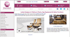 Desktop Screenshot of meridianspas.com